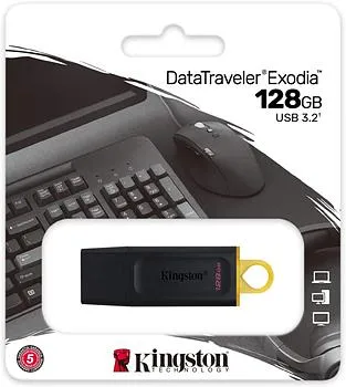 Memorias USB 128GB Original Kingston DataTraveler Exodia 