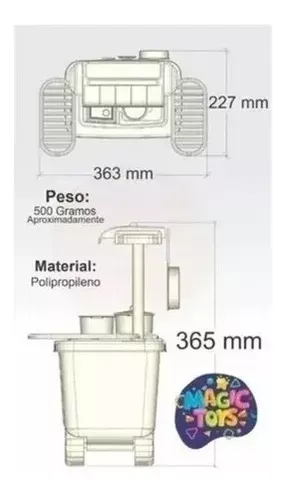 Cocinita Tipo Carrito Infantil 22 Pzs + Sticker + Accesorios