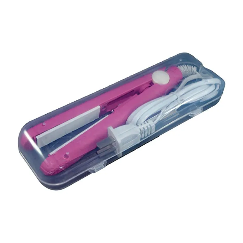 Plancha Mini Viajera En Ceramica Pelo Cabello Jinchao Jc-802