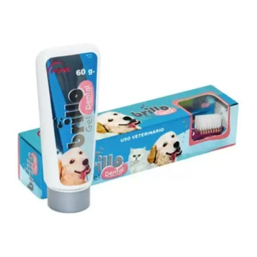 Brillo Dental Care Higiene Oral Perros Gatos Gel 60G