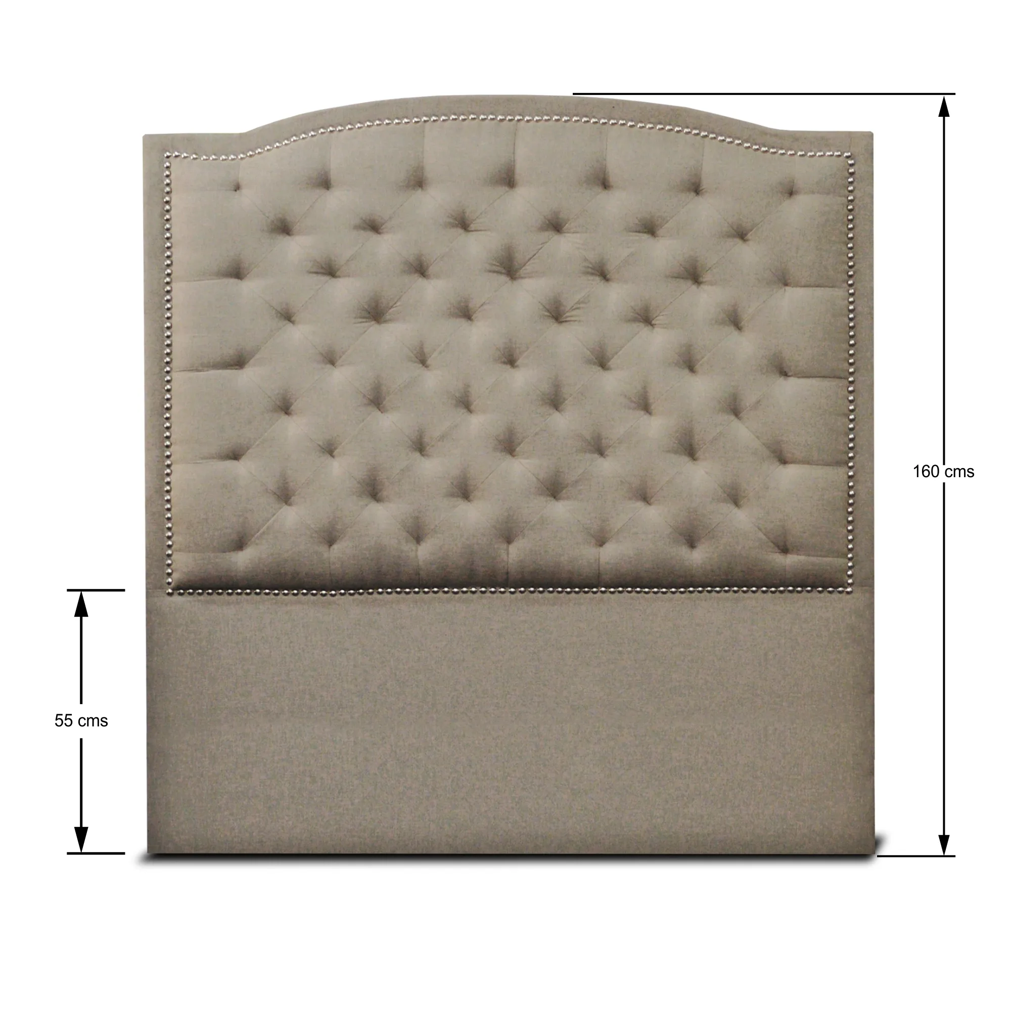 Cabecero Espaldar Bertolini Beige Cama De 160 