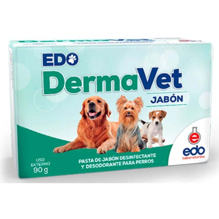 Dermavet Jabon Antiseptico Perros 90G