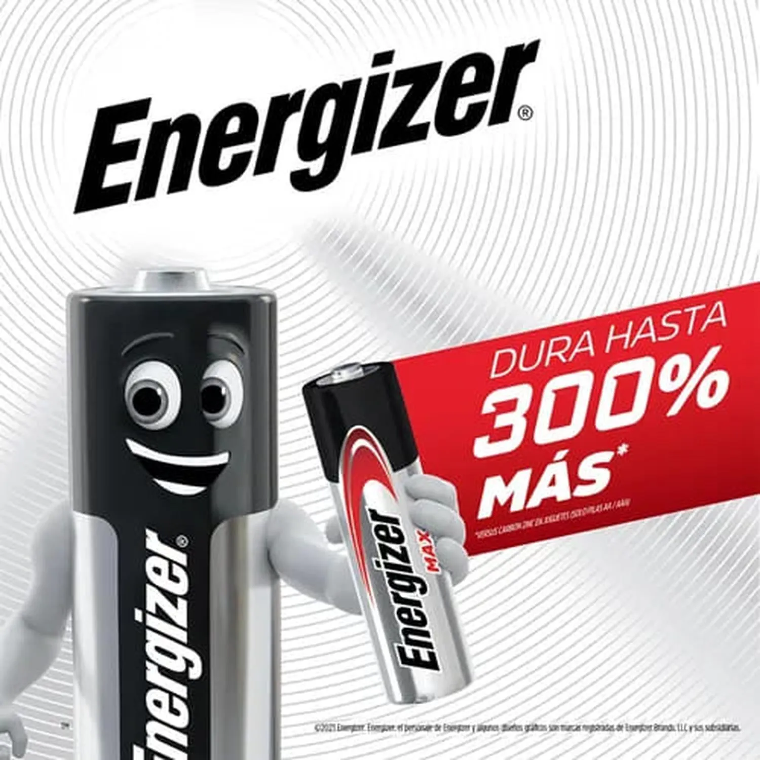 Pilas Energizer Alcalinas Tipo Cx1 (2 pilas en total)