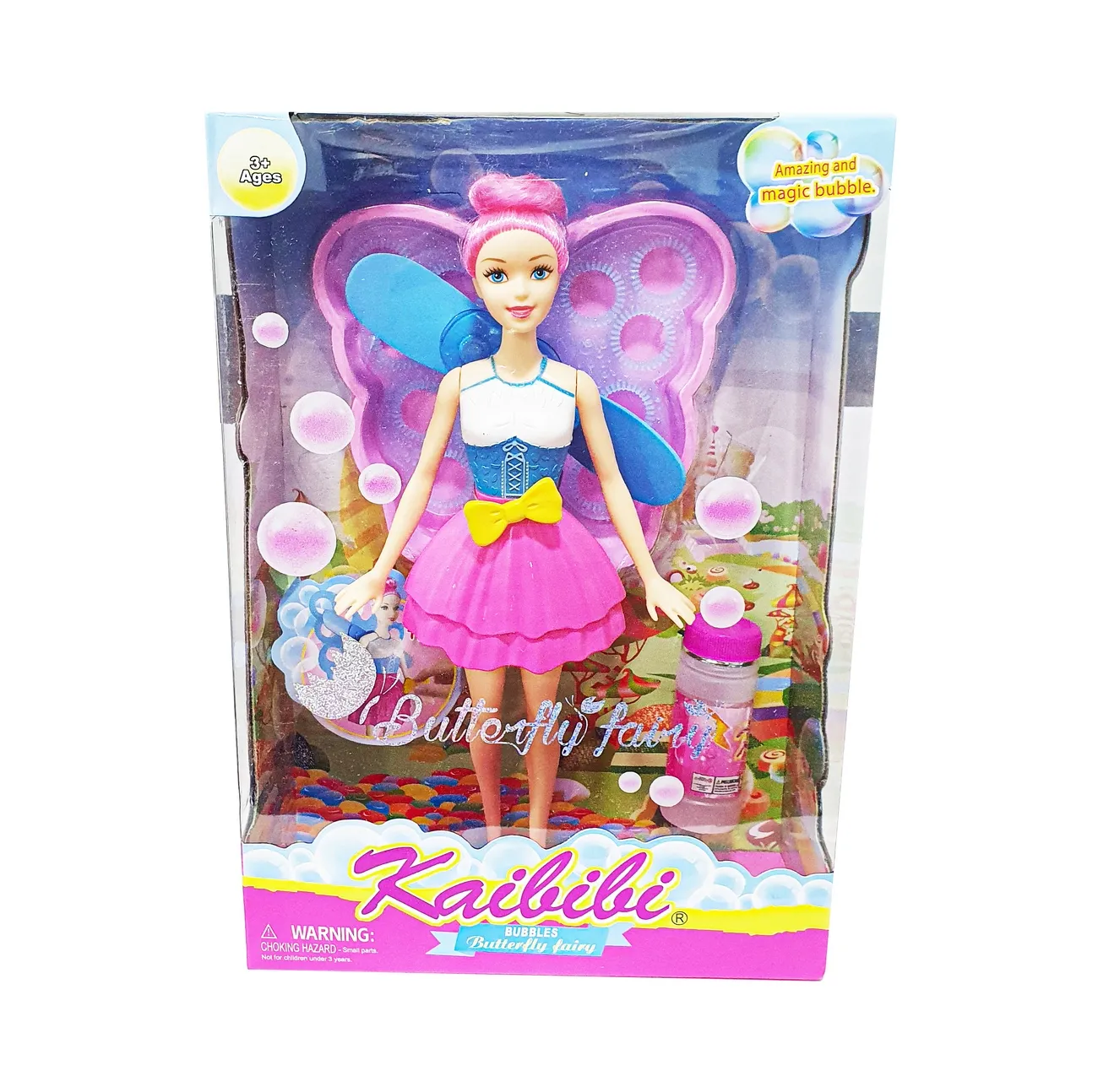 Muñeca Hada Princesa Burbujas Barbie Juguete Niñas Regalo