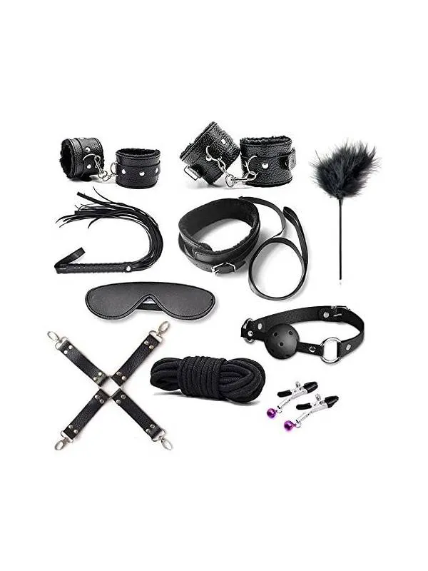 Kit Sadomasoquismo Bondage BDSM 10 piezas