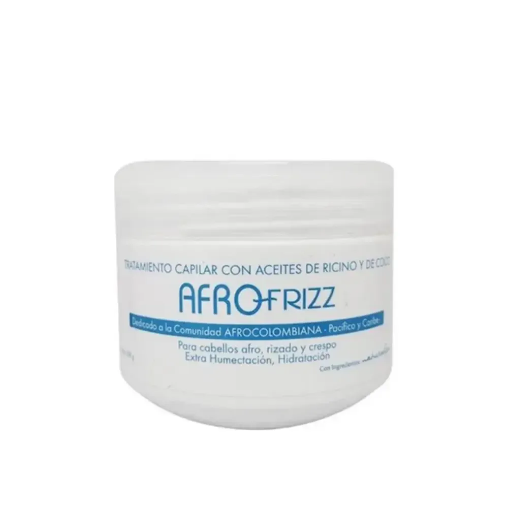 Tratamiento Capilar AfroFrizz Con Aceites de Ricino y de Coco X300gr - Lehit