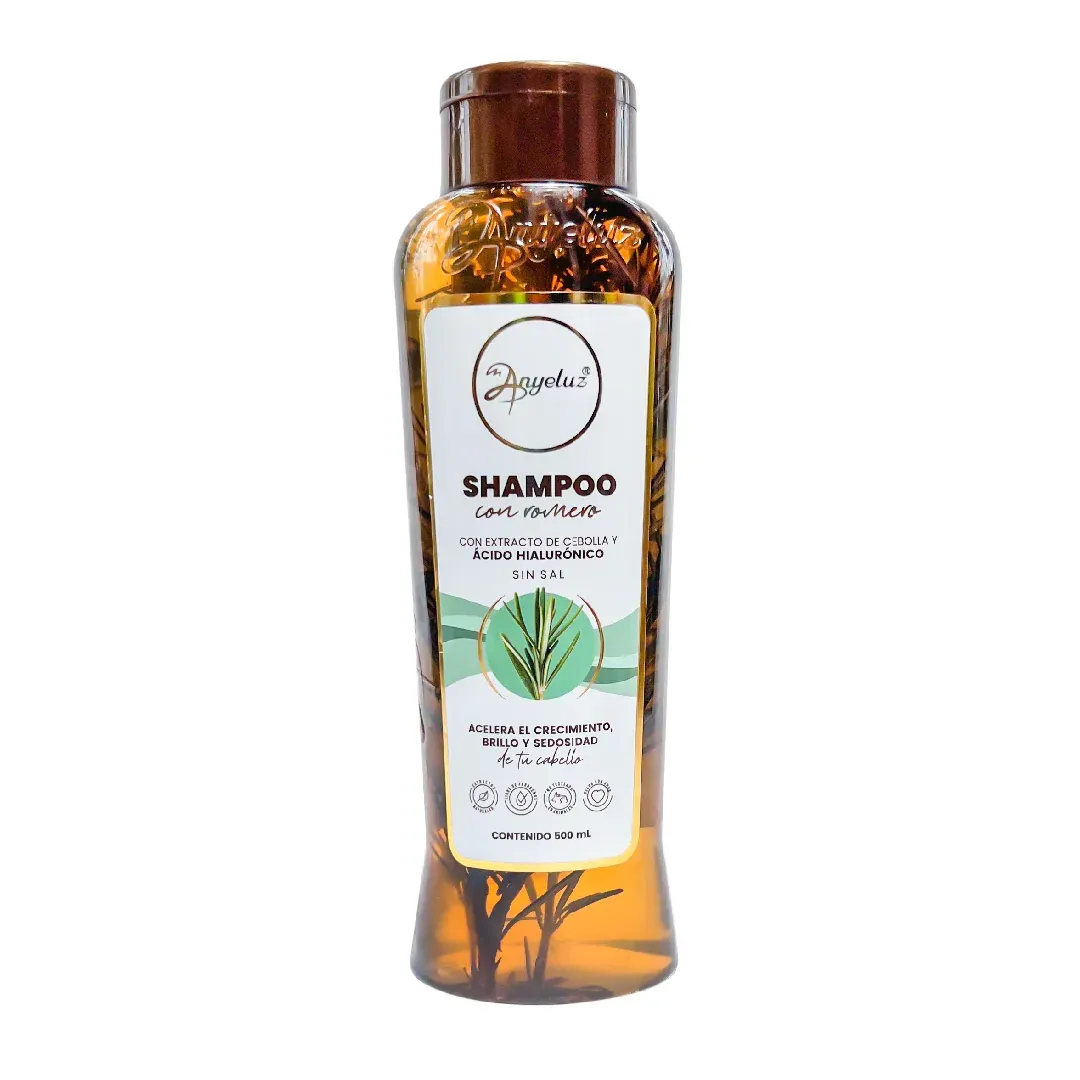 Shampoo Con Romero Anyeluz X500 Ml