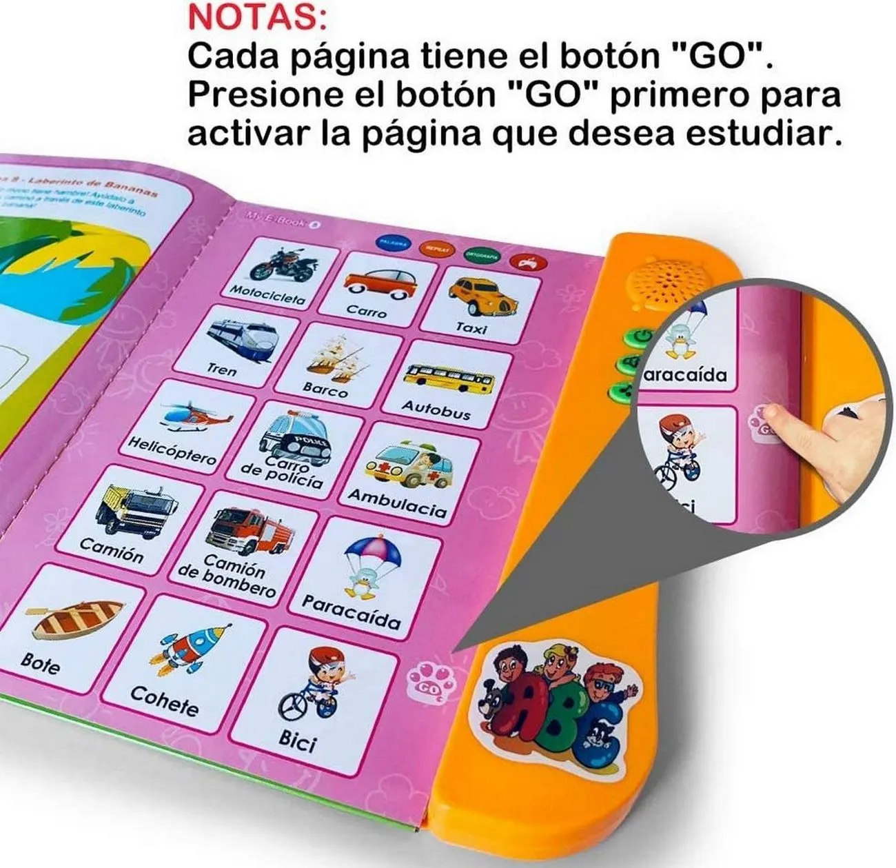 Mi Primer Libro Aprendizaje Juguete Niños Sonido Interactivo