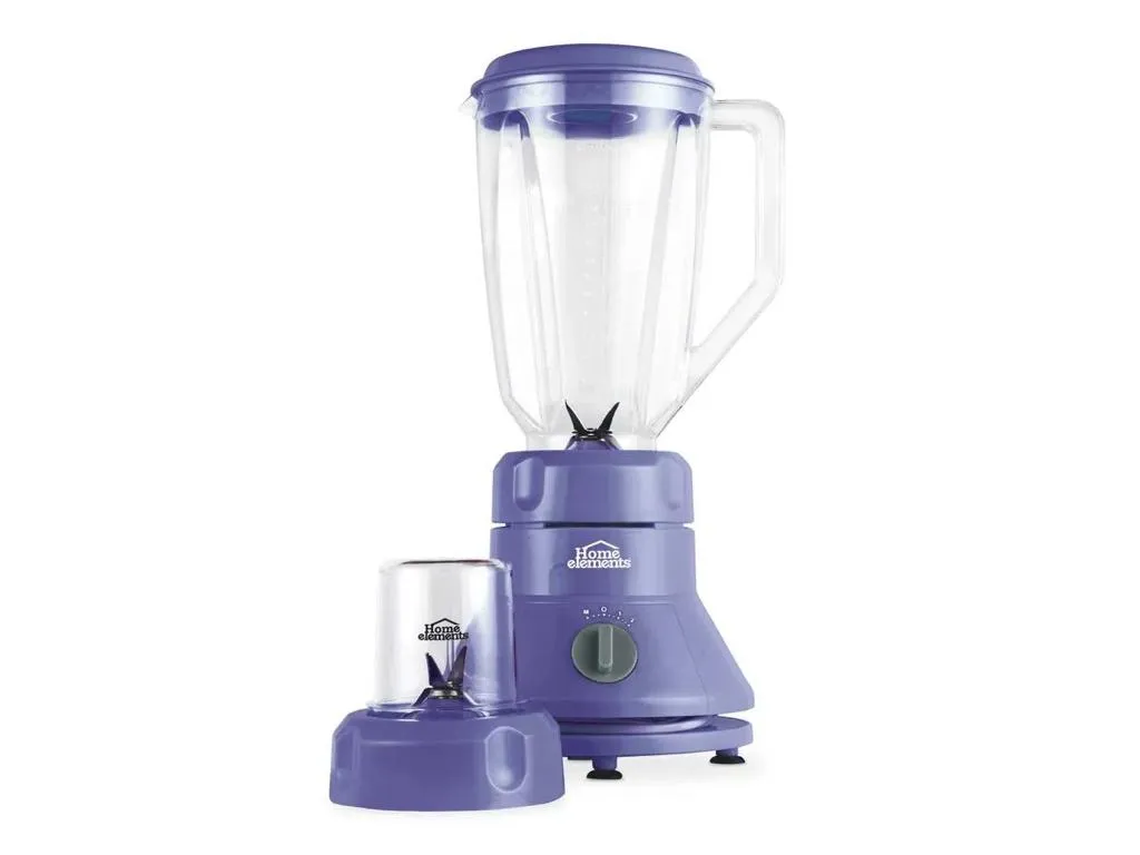 Licuadora He2819v Violet Con Picatodo HOME ELEMENTS