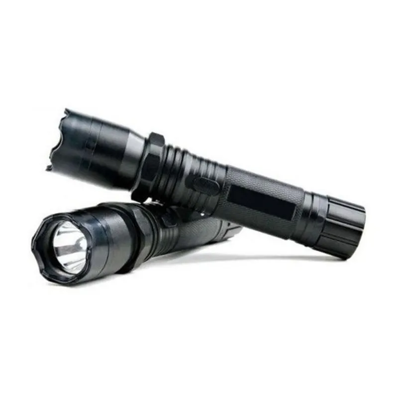 Linterna Led Recargable Con Taser Defensa Personal 1101