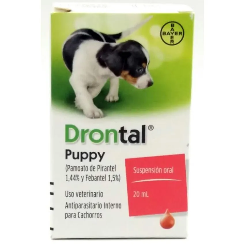 Drontal Puppy Antiparasitario Perros Cachorros Frasco 20Ml