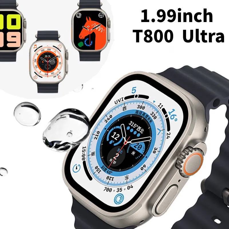 Smartwatch Ultra 8 T800 Gama Alta 2023 Reloj Inteligente + Un Par De Manilla Extra De Obsequio