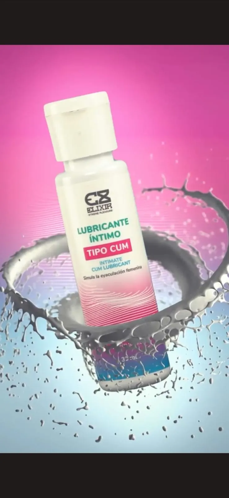 Lubricante Íntimo Tipo CUM Elixir 30ml Simula La Eyaculación Femenina