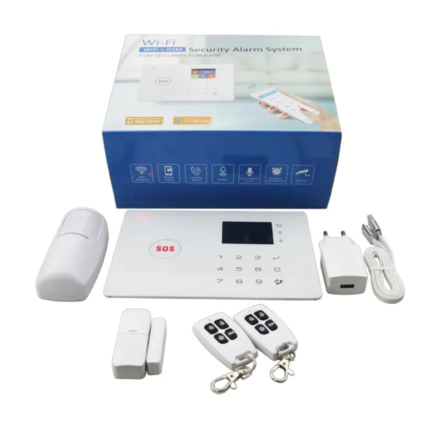 Kit De Sistema De Alarma De Seguridad Dial Automático Gsm+wi G66w