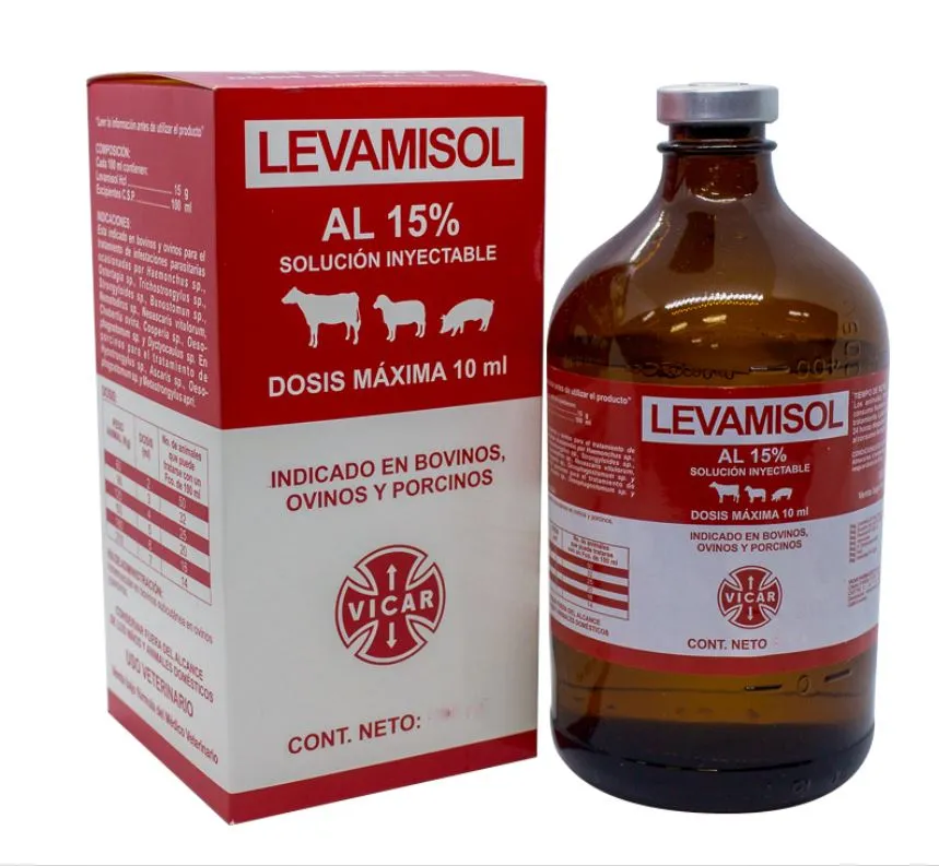 Antiparasitario Levamisol Inyectable 15% x250ml Vicar