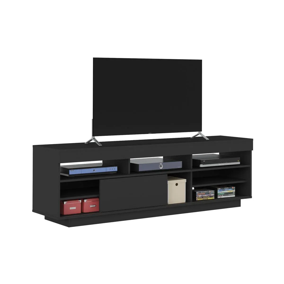 Mueble De TV 55" Bertolini Color Negro