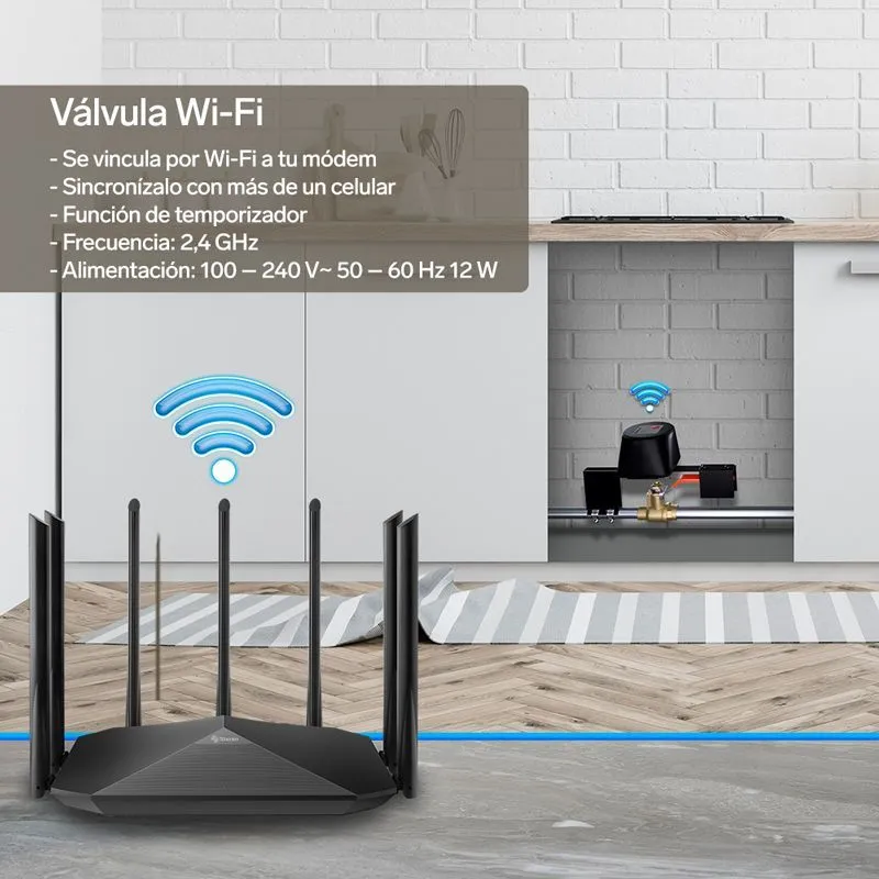 Operador Wifi Para Valvula De Paso Smart Steren