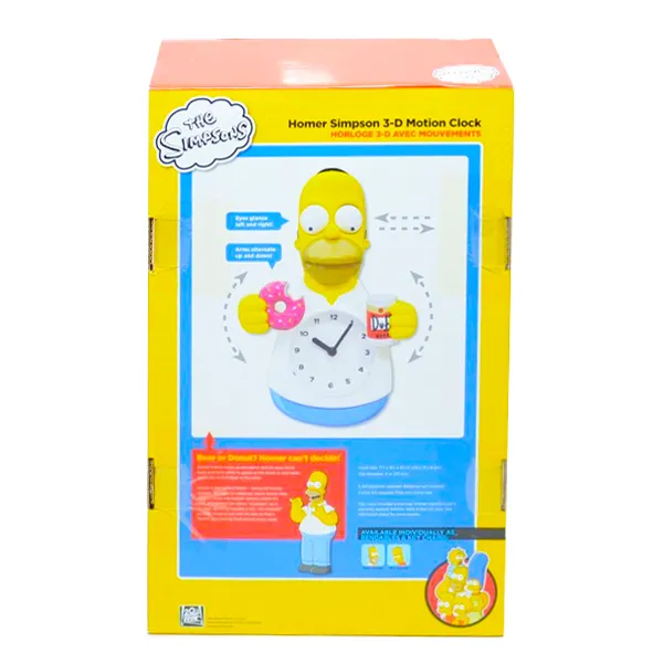 Reloj De Pared De Homero Simpson Con Movimientos Original 