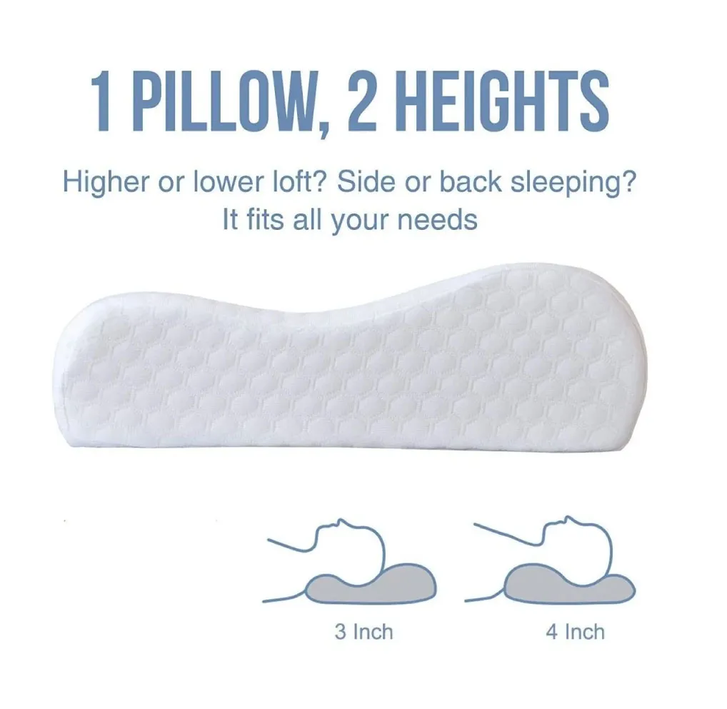 Almohada Memory Pillow Ortopédica Indeformable Cool Gel Fund 