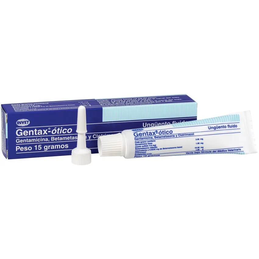 Gentax Tratamiento Otitis Externa Perros 15G