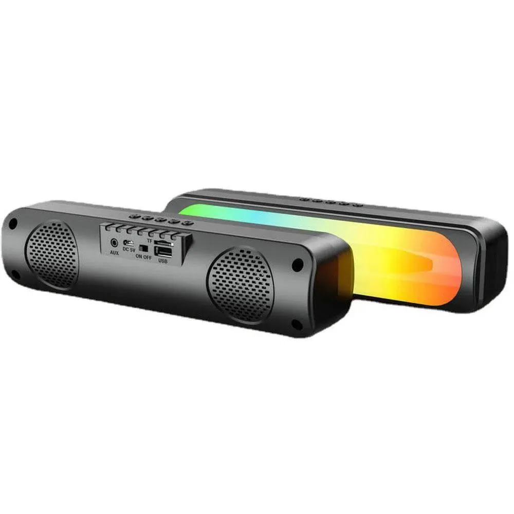 Parlante Zqs 2205 Mini Reproductor Música Luces Led 2 Altavoces Usb