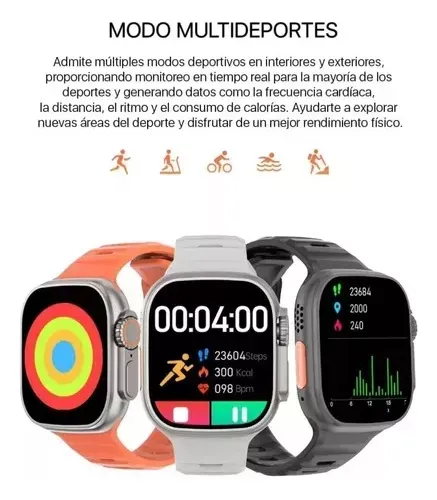 Reloj Inteligente T800 Ultra Series 8 Smartwatch 49mm Touch