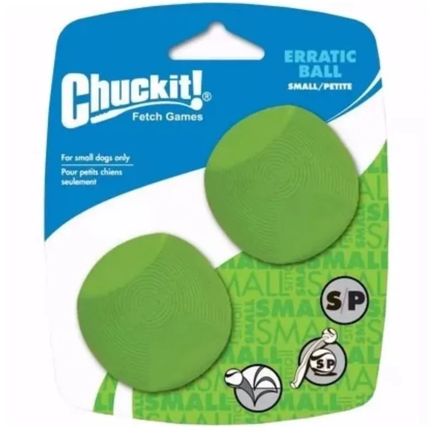 Chuckit Pelota Rebote Irregular Juguete Perros X 2 Talla S