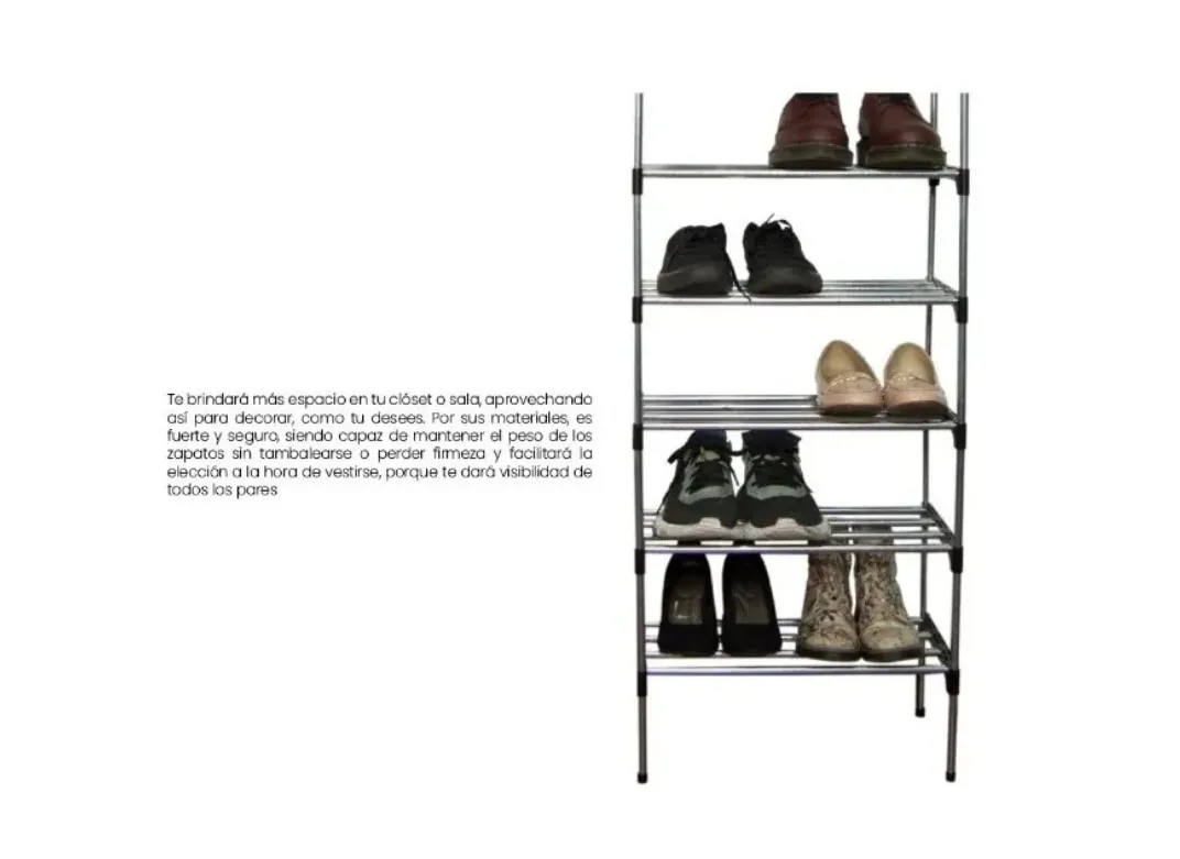 Zapatero 7 Niveles Organizador De Zapatos Estante Shoe Rack