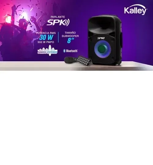 Parlante Kalley K-spk30bl2 Bluetooth Negro