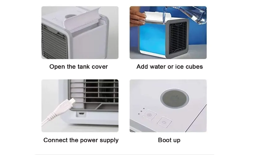 Aire Acondicionado Portatil Mini Ventilador Artic Air Cooler