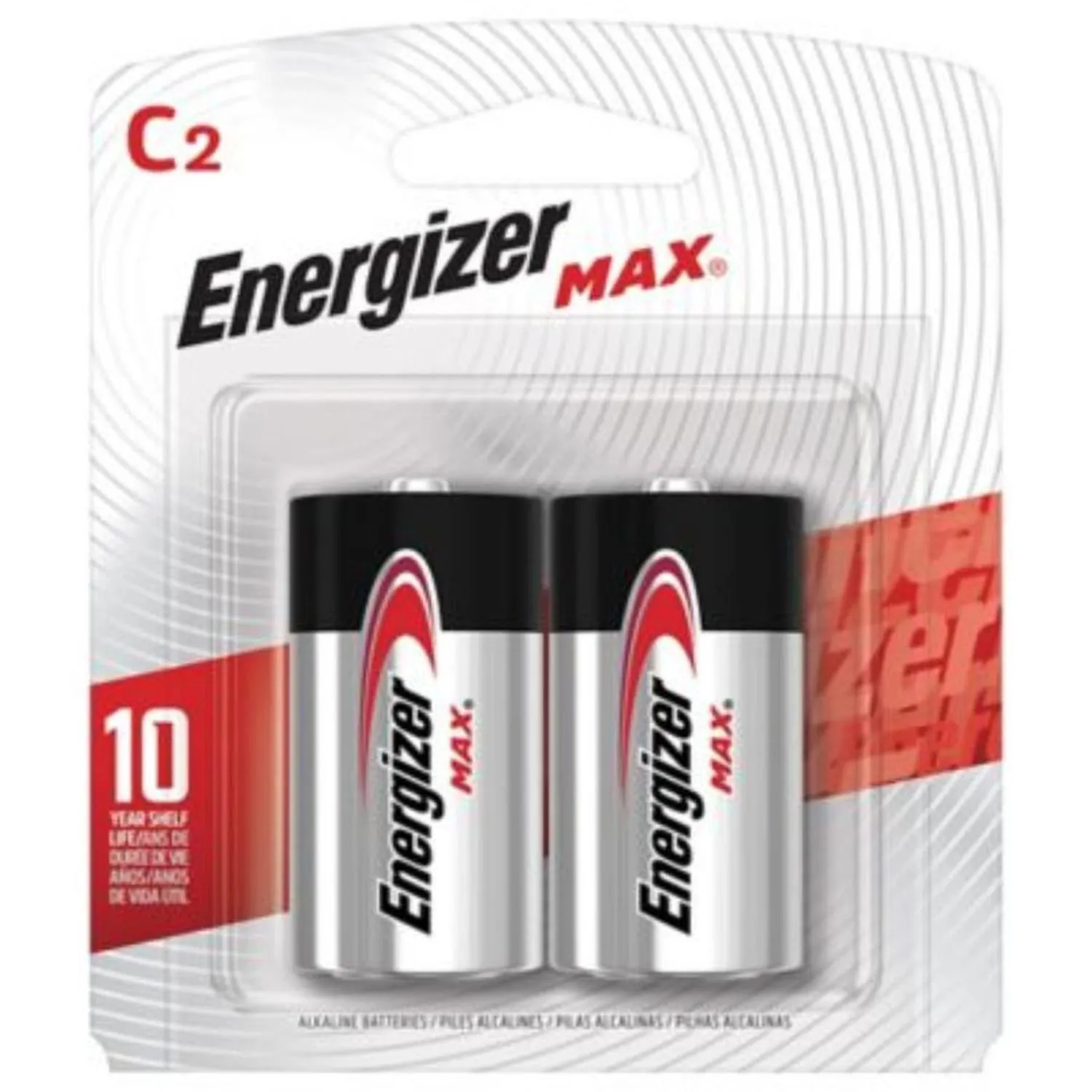 Pilas Energizer Alcalinas Tipo Cx1 (2 pilas en total)