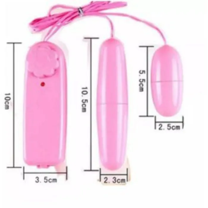 Huevo Vibrador Doble Sweet Pink