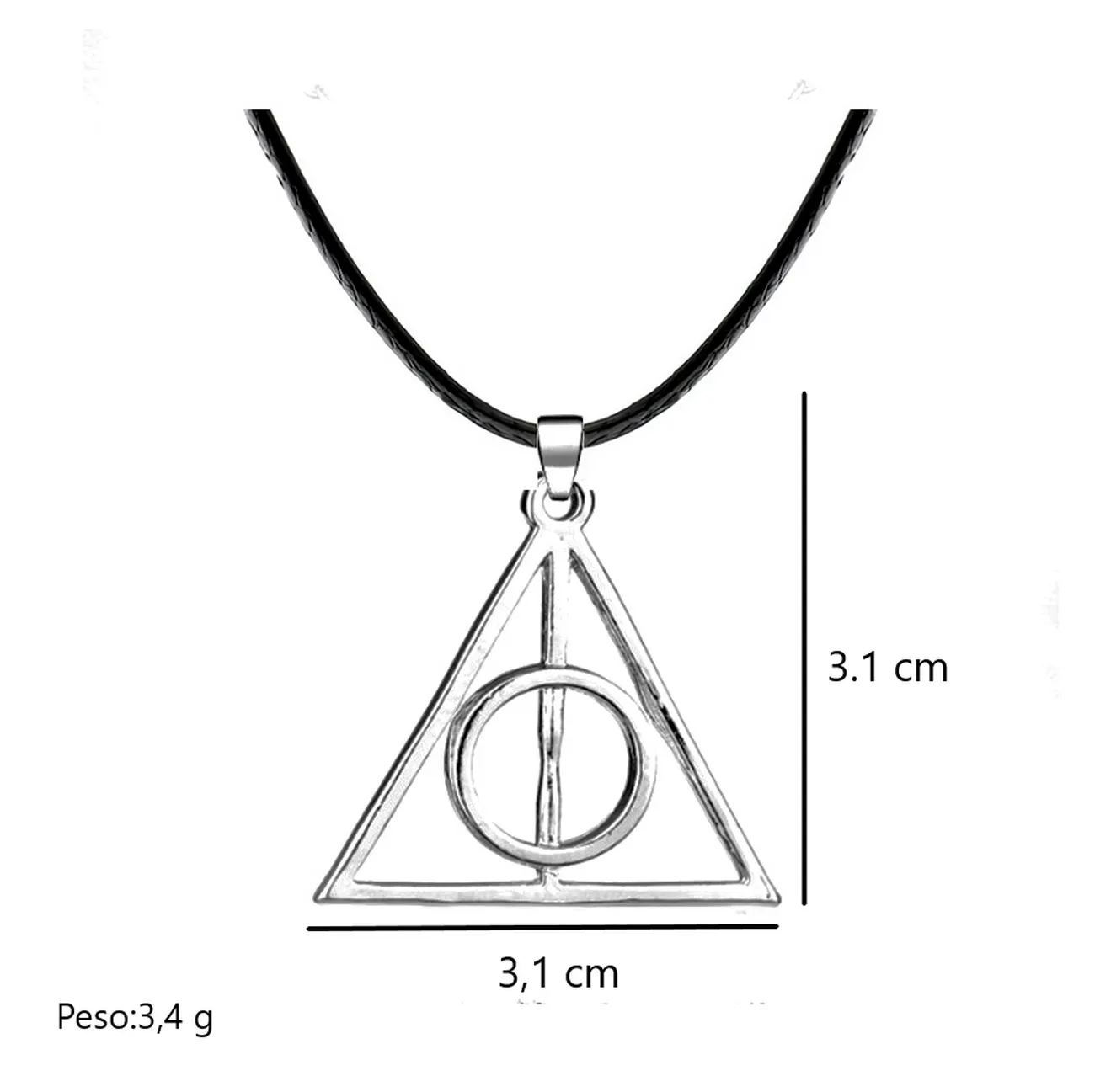 Collar Harry Potter Reliquias De La Muerte + Estuche