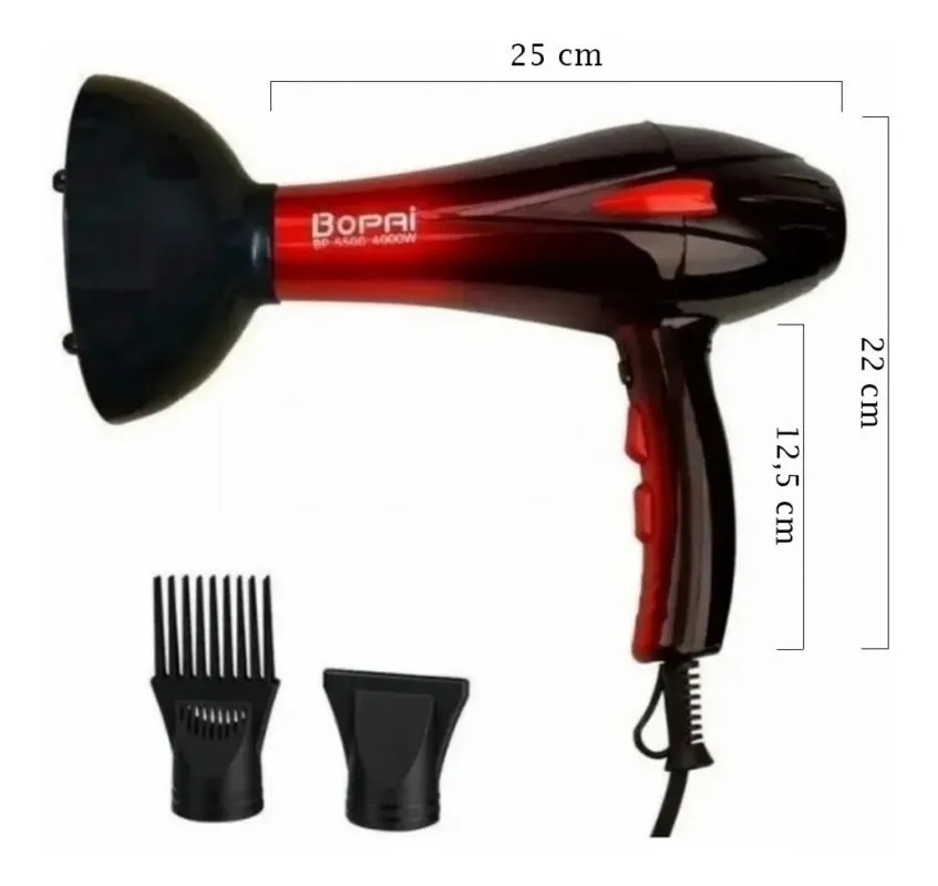 Secador De Cabello Profesional 4000w Bopai Bp-5510