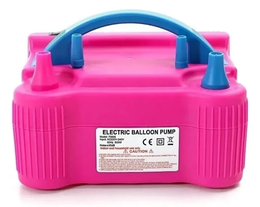 Inflador De Globos Electrico 600w Doble Boquilla