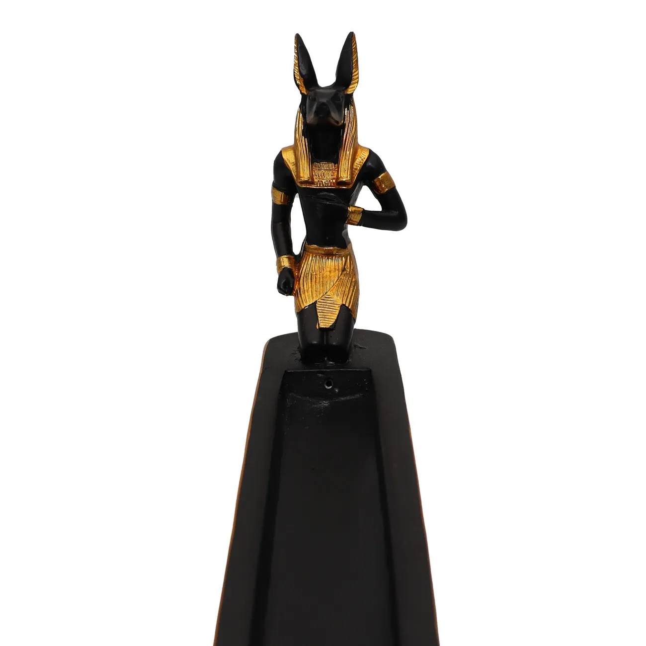 Porta Incienso Egipcio Dios Anubis + Varitas De Incienso