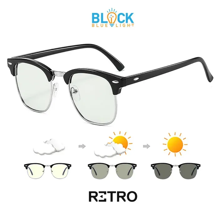 Retro® Silver Master Original 50° PHOTOCHROMIC® +Pc AntiBlue®