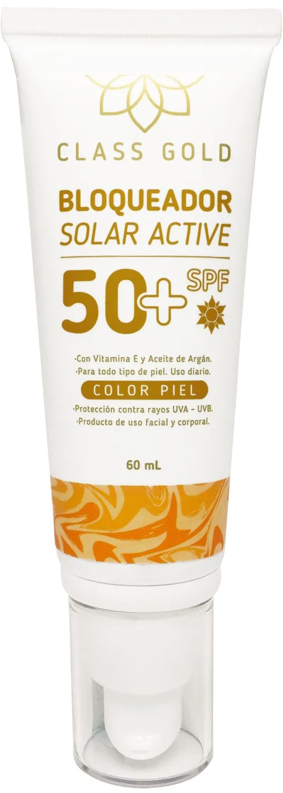 Bloqueador Solar Active SPF 50 Color Piel CLASS GOLD