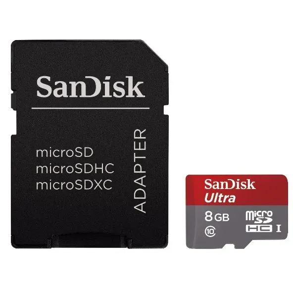 Micro SD Sandisk Almacenamiento 8GB