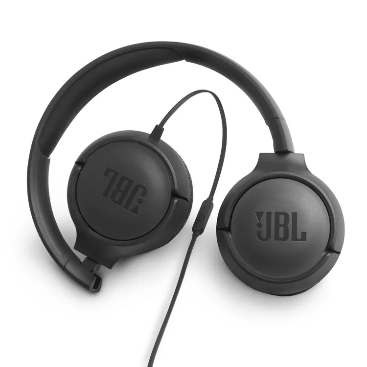 Audífonos De Diadema JBL Alámbricos On Ear T500 Negro