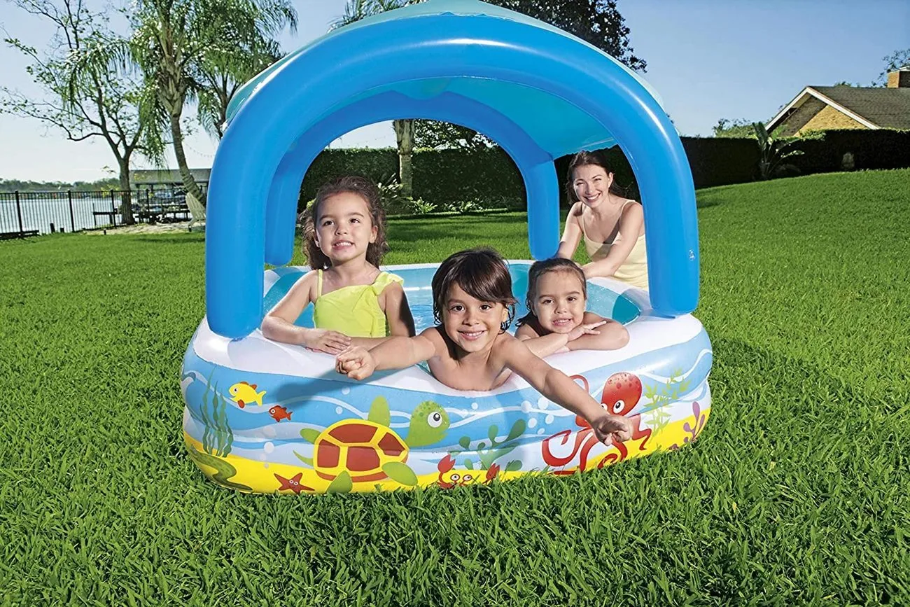 Piscina Inflable Cuadrada Bestway 52192 265l Multicolor