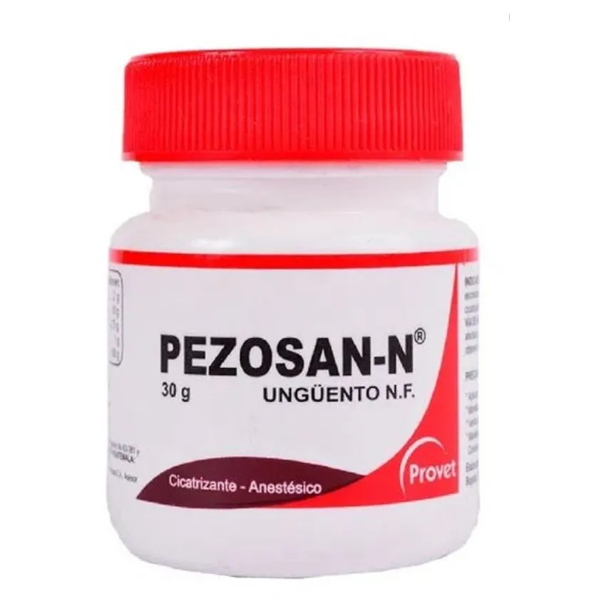 Pezosan N Unguento Bactericida Cicatrizante Piel Perros Gatos 30G