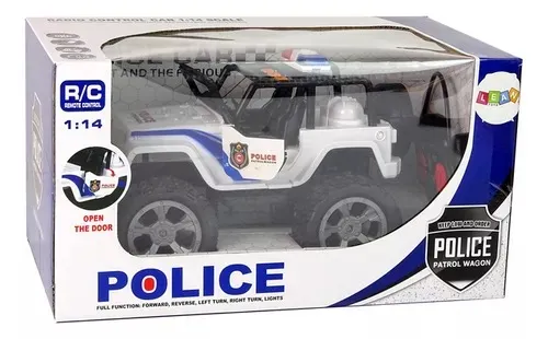  Juguete Jeep Policia Control Remoto 