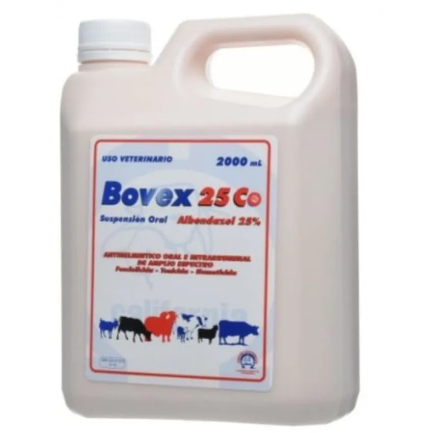 Bovex 25 Co Antiparasitario Bovinos Y Otros Animales 2000Ml