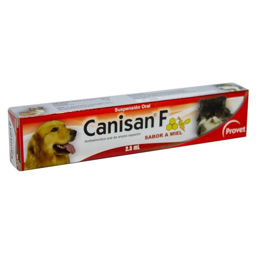 Canisan-F Antiparasitario Perros Gatos 2.5 Ml