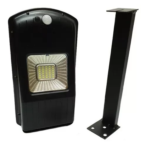 Lampara Para Exterior Solar Led De 30w Con Sensor De Luz