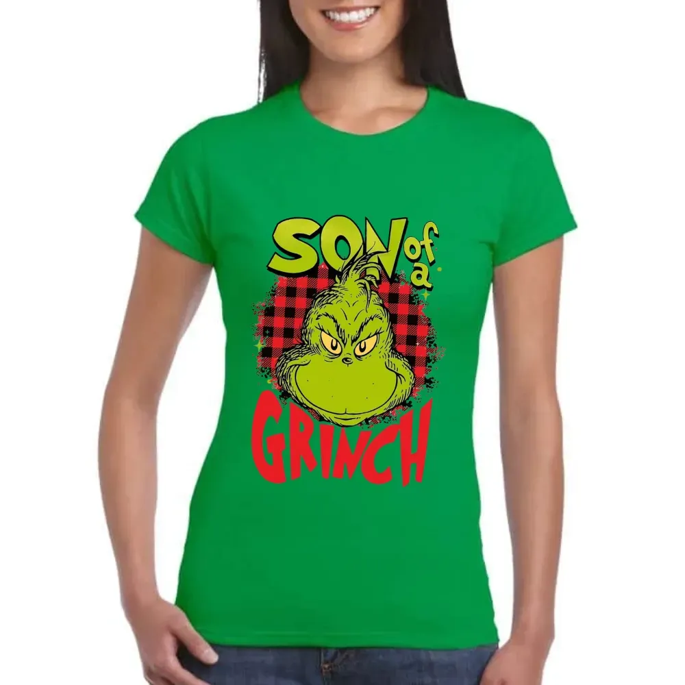 Camiseta Verde Navidas Son of a Grinch