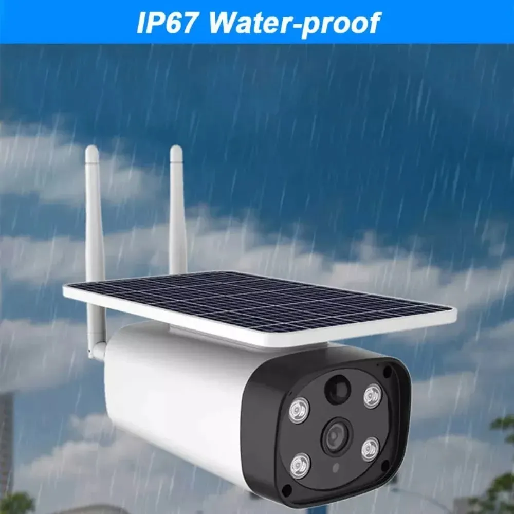 Cámara De Seguridad Ip Panel Solar Exterior Wifi Low Power Cam-Lawpower