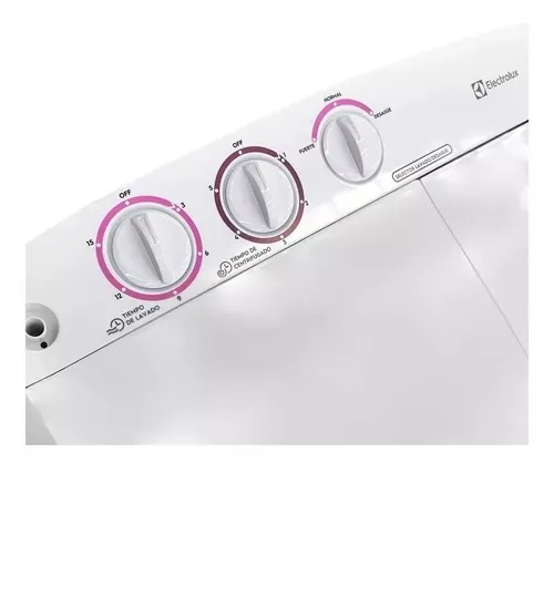 Lavadora Semiautomática De Doble Tina Electrolux Ewtb7m3mup Blanca 7kg 120 v