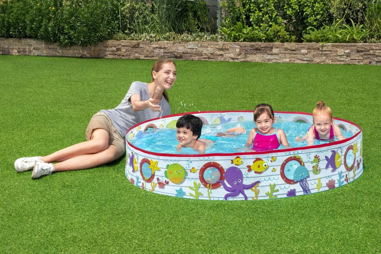 Piscina Niños Grande Acuario Rigida 152x 25cm Bestway 55029